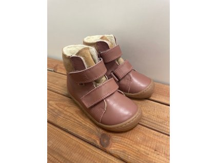 Zimní obuv s membránou - Brandon 2.0 WP Wool Old Pink, KOEL4kids