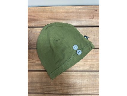 Bambusová čepice - khaki, Duomamas