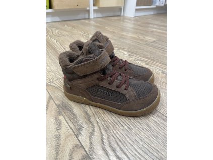 Zimní barefoot boty s membránou - COCO JUNIOR BAREFOOT 2524 BROWN, JOMA