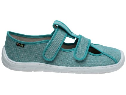 Papuče / bačkory - tyrkysové 5302432 (na suchý zip), Fare bare