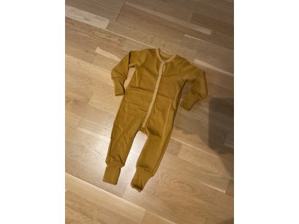 Rostoucí merino overal - horčicová, Duomamas