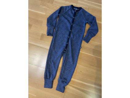 Rostoucí merino overal - hory modrá, Duomamas