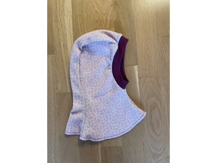 Dvouvrstvá merino kukla - folk růžová, Duomamas