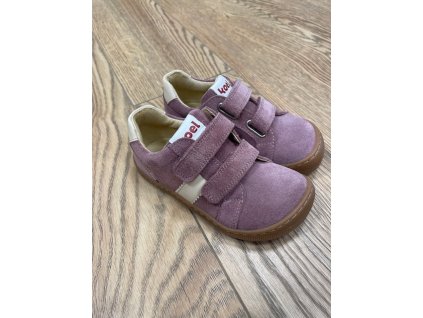 Barefoot tenisky - Denis Suede 3.0 OLD PINK, KOEL4kids