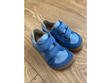 Barefoot textilní tenisky - Kobi W Fabrics Royal Blue, KOEL4kids