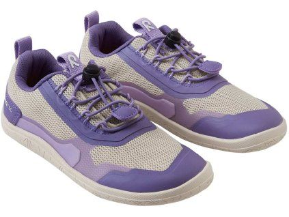 dětské barefoot boty Reima Tallustelu light beige s membránou