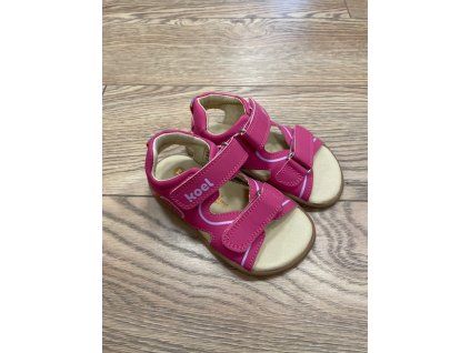 dětské barefoot sandálky Koel Ova 2.0 fuchsia