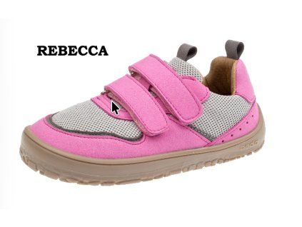 dětské barefoot textilní tenisky Beda Rebecca BFN 1790