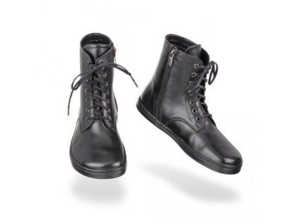 KOŽENÁ OBUV PEERKO BREEZE BLACK (Boty pro dospělé 45)