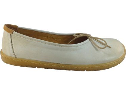 Dámské baleríny OK Bare PEACH krémové (Boty pro dospělé 42)
