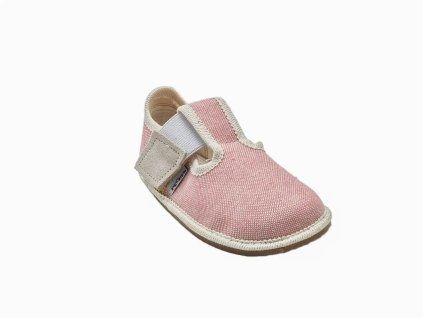 dětské barefoot bačkory Pegres SBF 06U růžové užší střih