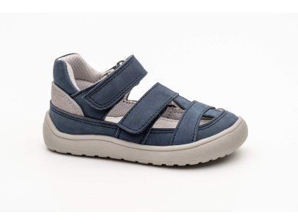 kožené barefoot sandály Protetika Dizy denim