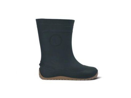 dětské barefoot holínky Rayve Monsoon black caramel
