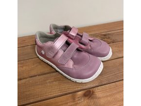 Dětské celoroční boty - růžové na suchý zip (A5214151), Fare bare
