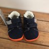 Zimní kožené boty s kožíškem a membránou na suchý zip - Blue Mandarine, Boty Beda