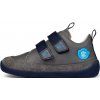 Dětské barefoot boty Affenzahn Lowcut Leather Bear - Dark Grey/Blue – detail