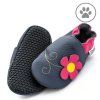 kožené barefoot capáčky Liliputi PAWS Flower