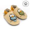 kožené barefoot capáčky Liliputi PAWS Silent Birds