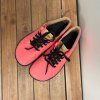 Unisex kotníkové barefoot boty PEGRES BF80 - lososová