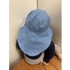 Bavlněný klobouček - modrá, Dahlia fashion designer