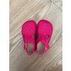 Beda Pink Shine textilní bačkory pro děti