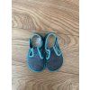 dětské barefoot přezůvky Beda Tyrkys Denim