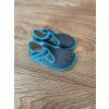 barefoot bačkory Beda Tyrkys Denim BFN 170020/W