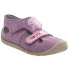 Dětské barefoot sandálky - růžová s kytičkou (5061351), Fare bare