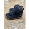 Zateplená barefoot kotníková obuv - Beau Tex Wool Blue, KOEL4kids