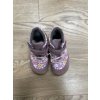 Zateplená barefoot kotníková obuv - Beau Tex Wool Old pink prints, KOEL4kids