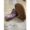 Zateplená barefoot kotníková obuv - Beau Tex Wool Old pink prints, KOEL4kids