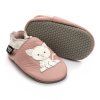 dětské kožené capáčky Liliputi Pink Pussycat