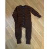 Rostoucí merino overal - hnědá, Duomamas