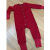 Rostoucí merino overal - červená, Duomamas