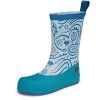 Dětské barefoot holínky Rainboot Vegan Plashy - Shark/modrá, Affenzahn – detail