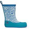 Dětské barefoot holínky Rainboot Vegan Plashy - Shark/modrá, Affenzahn – detail