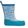 Dětské barefoot holínky Rainboot Vegan Plashy - Shark/modrá, Affenzahn