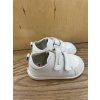 GARVALÍN Kožené barefoot tenisky SAUVAGE - BLANCO/bílé