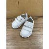 GARVALÍN Kožené barefoot tenisky SAUVAGE - BLANCO/bílé