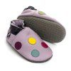 kožené barefoot capáčky Liliputi PAWS Rainbow Dots