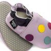 dětské kožené capáčky Liliputi Rainbow Dots