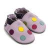 kožené barefoot capáčky Liliputi PAWS Rainbow Dots