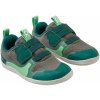 dětské barefoot boty Reima Tepastelu greyish green s membránou