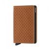 SLIMWALLET SECRID PERFORATED Cognac (Velikost Standardní)