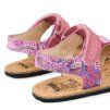 lehké barefoot sandály Koel Ashley fuchsia flower