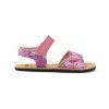 barefoot sandály Koel Ashley Fantasy fuchsia flower