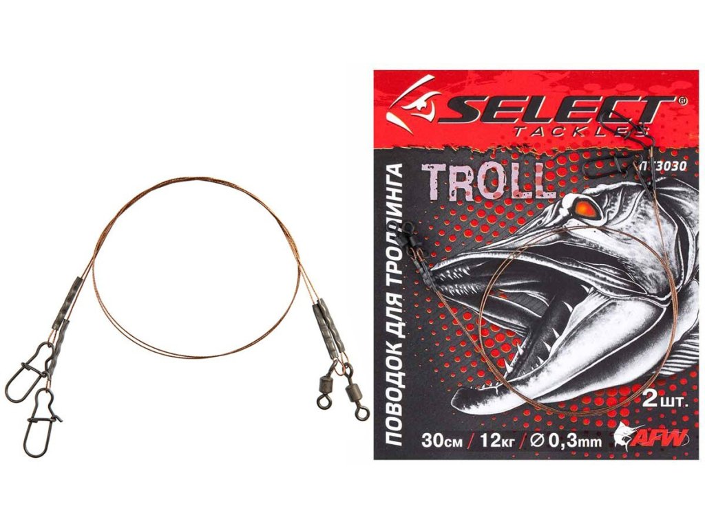 Leader Select 1x7 40cm 12kg/0,3mm (2 ks/balení)