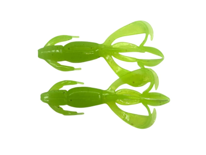 72436 keitech crazy flapper clear chartreuse glow