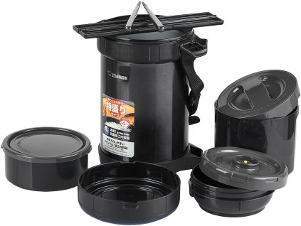 ZOJIRUSHI Termoska na jídlo 3 x dóza SL-XE Černá