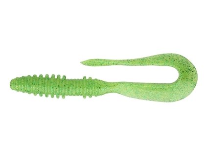 Soft lure Keitech Mad Wag 4,5" 11,5cm Lime Chartreuse (9ks)